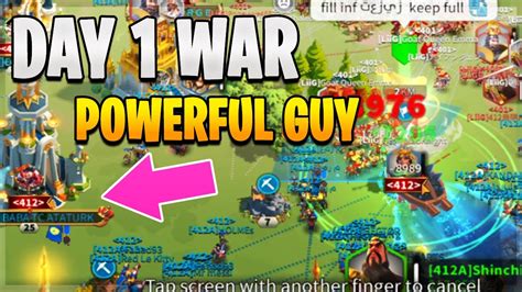 lord of war rok|First Day KvK 1401 vs 1412 War in RoK .